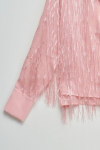 BLUSA COM FRANJAS