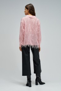 BLUSA COM FRANJAS