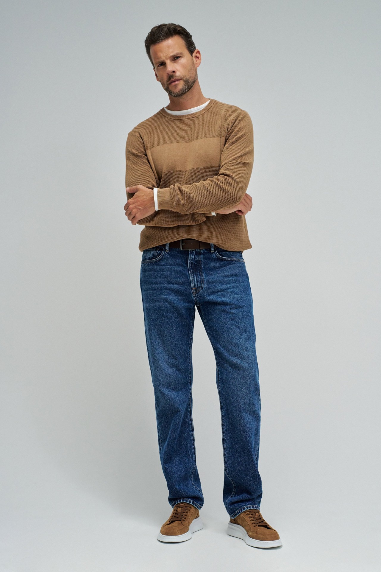 CAMISOLA TRICOTADA COM TEXTURA