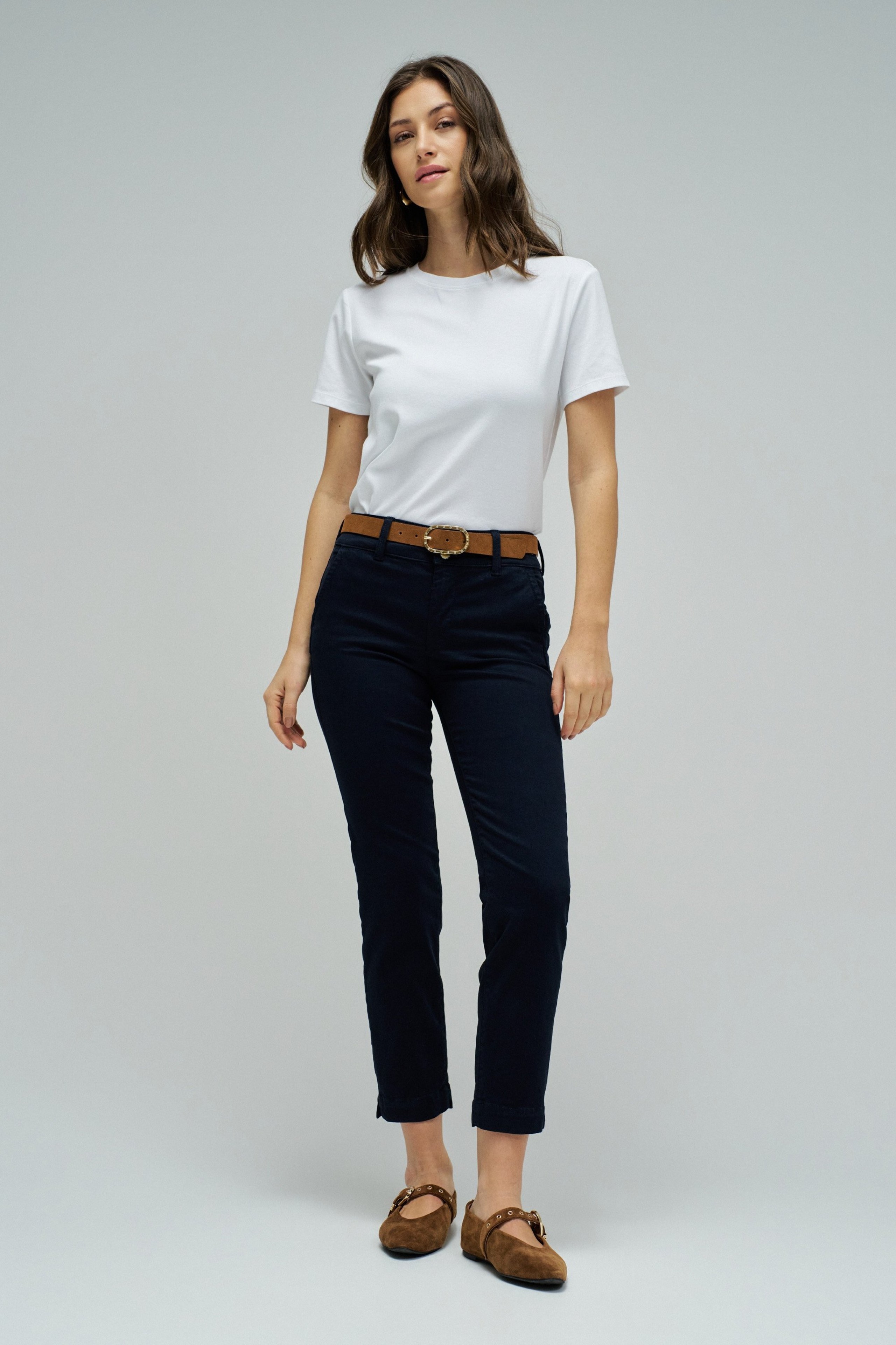 SECRET CHINO PUSH IN CROPPED SLIM