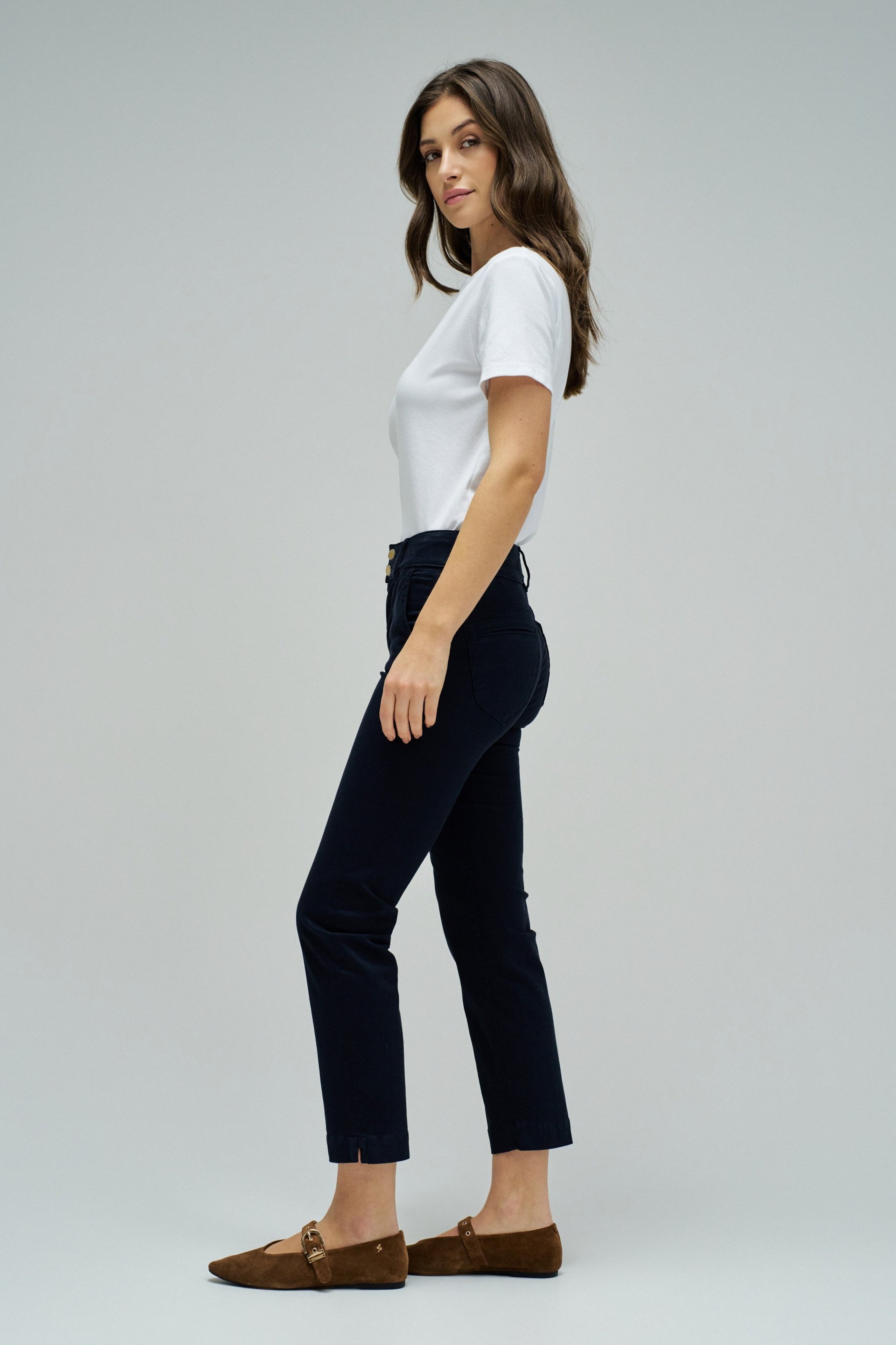 SECRET CHINO PUSH IN CROPPED SLIM