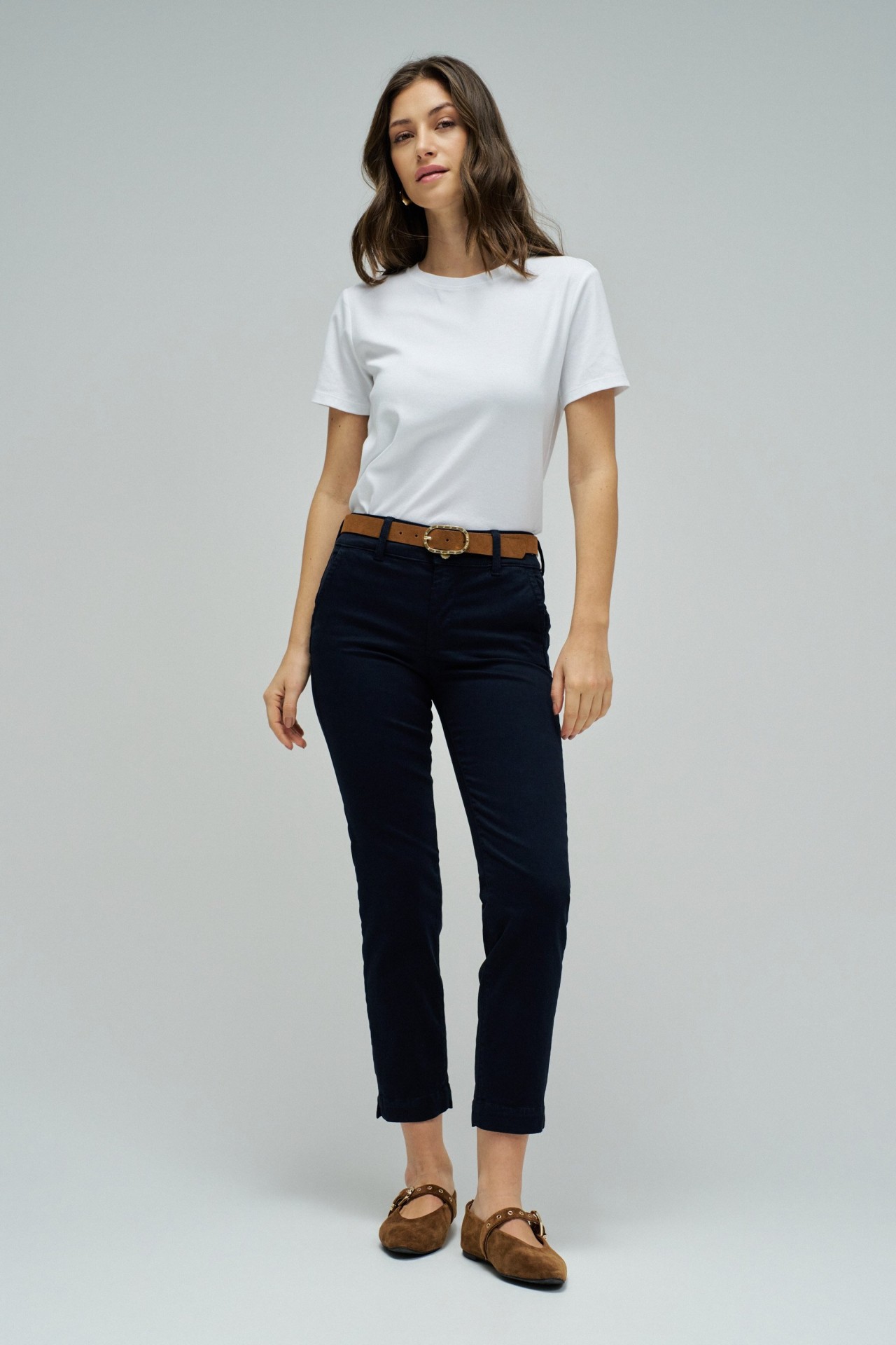 SECRET CHINO PUSH IN CROPPED SLIM