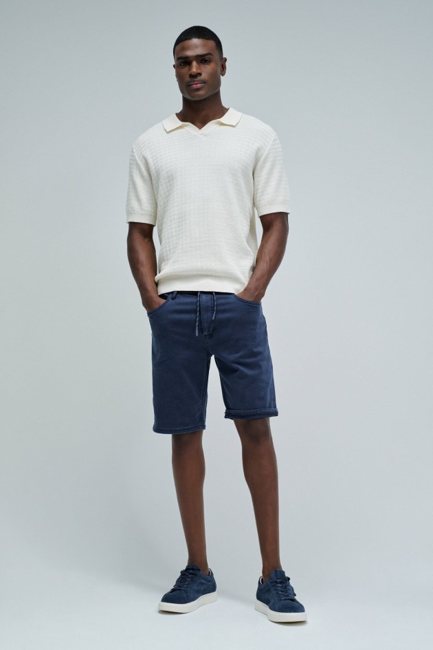 COLOURED DENIM S-ACTIV SHORTS
