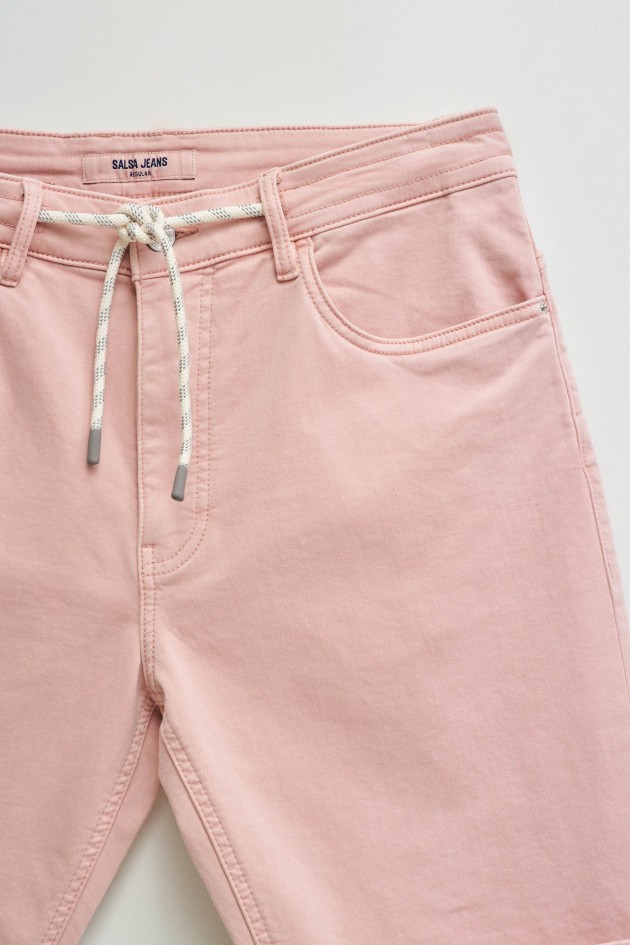 COLOURED DENIM S-ACTIV SHORTS
