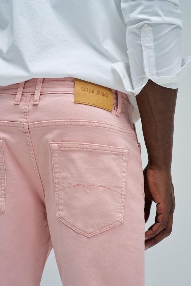 COLOURED DENIM S-ACTIV SHORTS