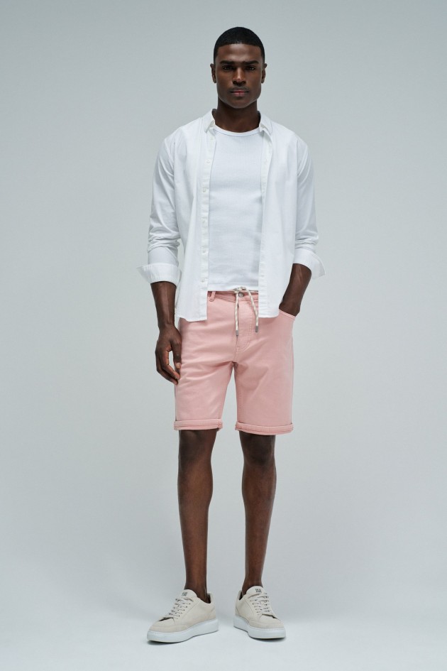 COLOURED DENIM S-ACTIV SHORTS