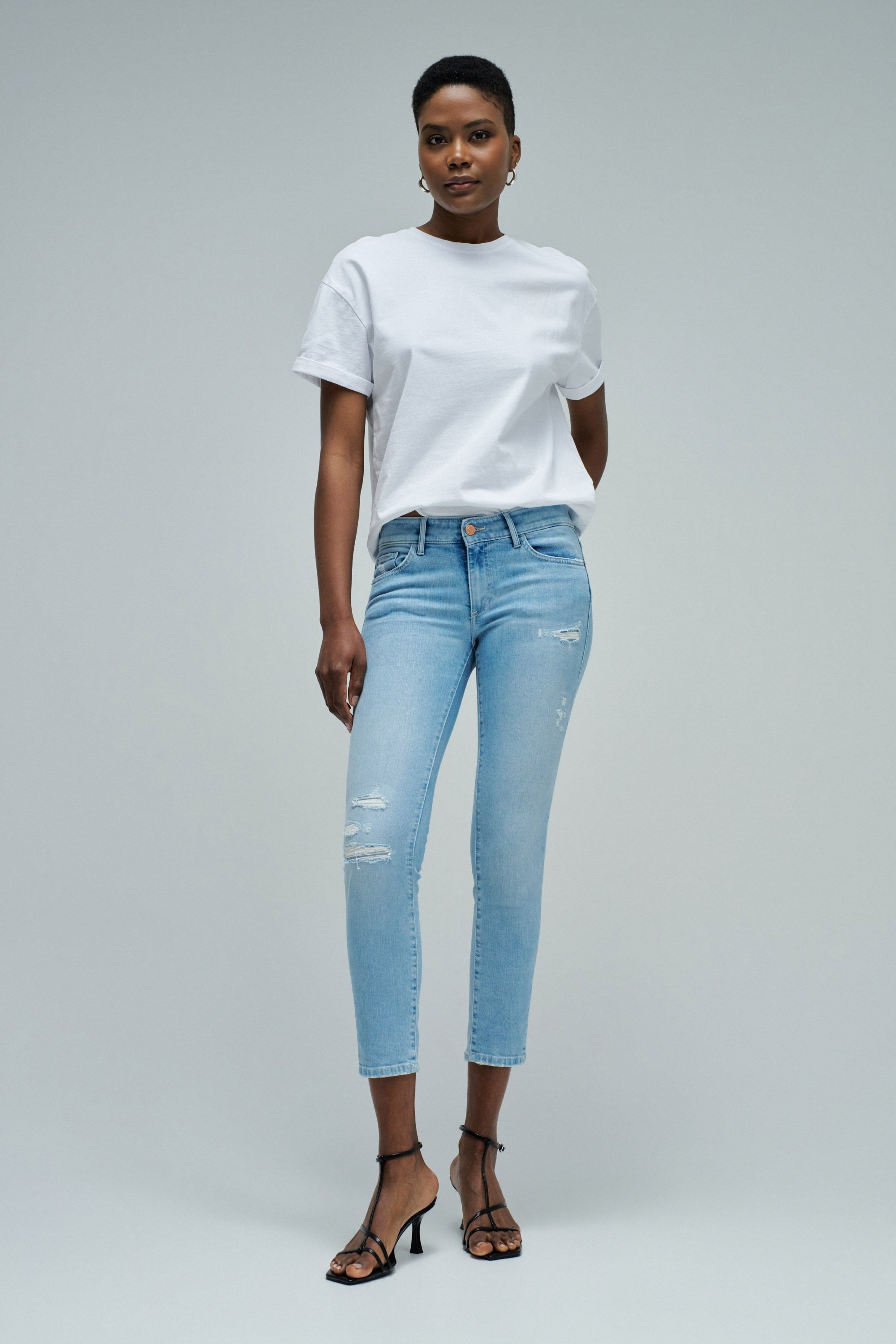 JEANS WONDER PUSH UP CROPPED SKINNY