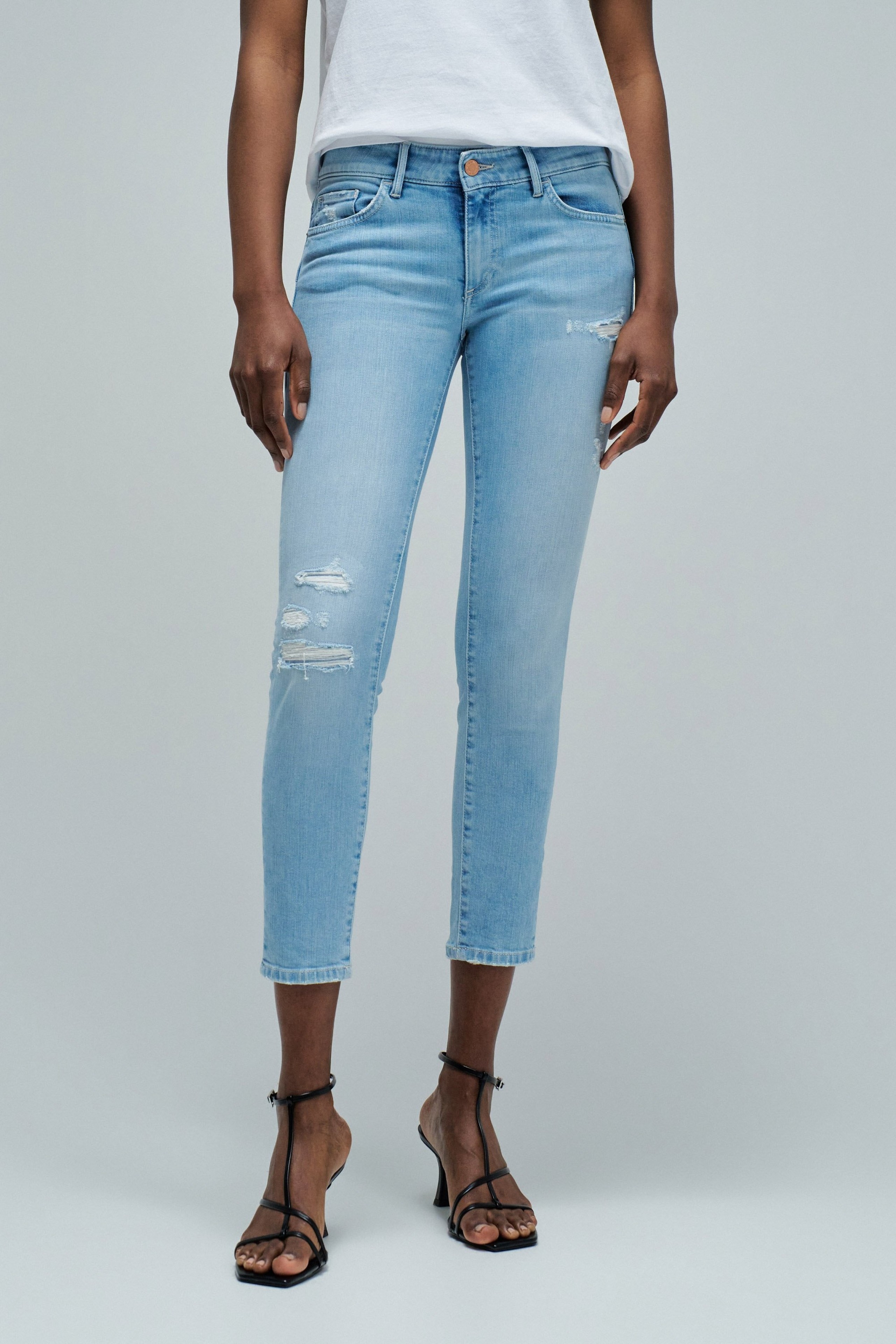 JEANS WONDER PUSH UP CROPPED SKINNY