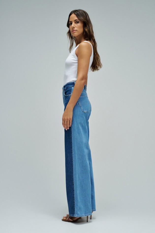 FAITH PUSH IN WIDE JEANS