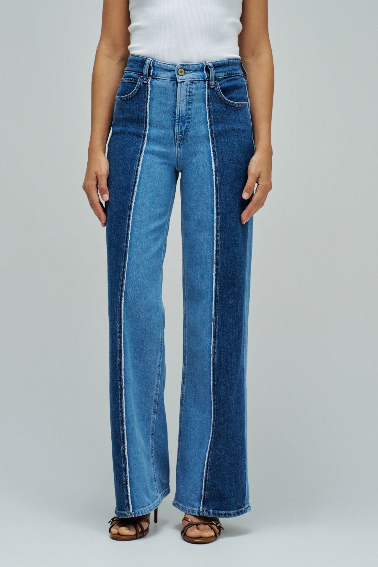 FAITH PUSH IN WIDE JEANS