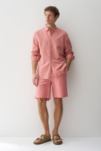 CAMISA COM MISTURA DE LINHO