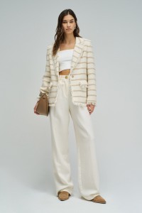 BLAZER TWEED COM RISCAS