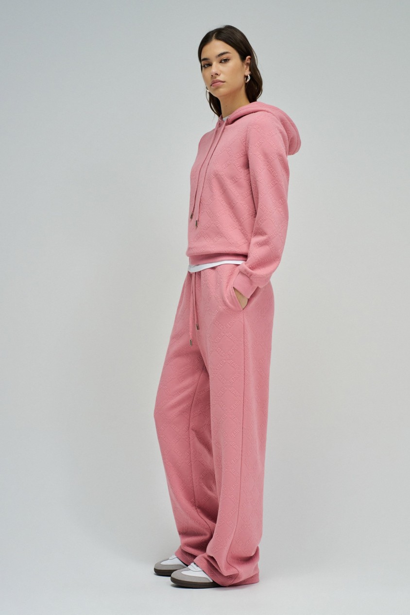HOODIE WITH JACQUARD