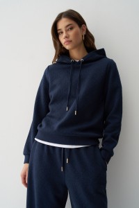 HOODIE WITH JACQUARD