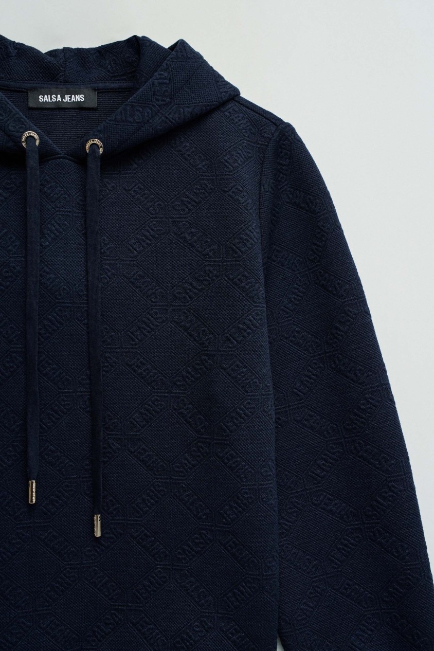 HOODIE COM JACQUARD