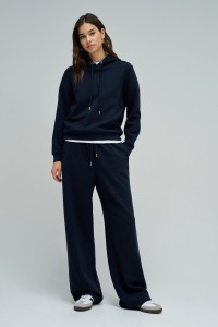 HOODIE WITH JACQUARD