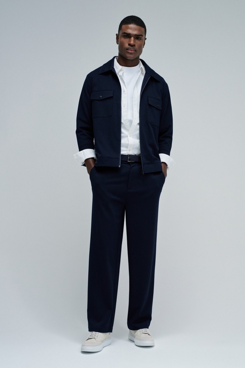 CHINOBROEK MET ELASTISCHE TAILLE