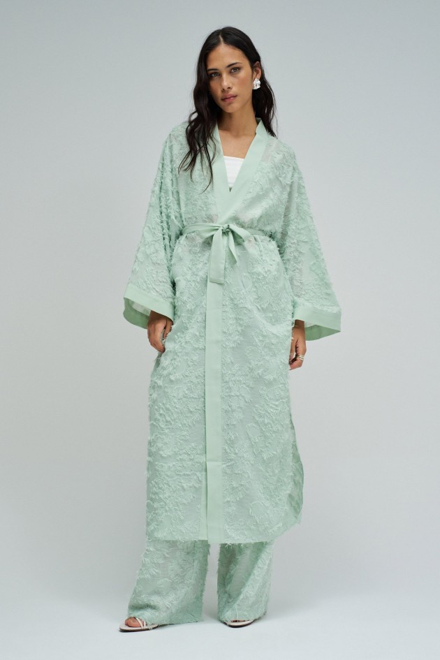 KIMONO COM JACQUARD