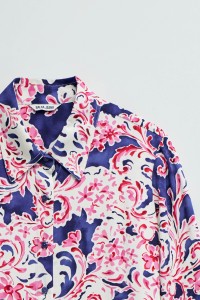 CAMISA COM PADR�O FLORAL