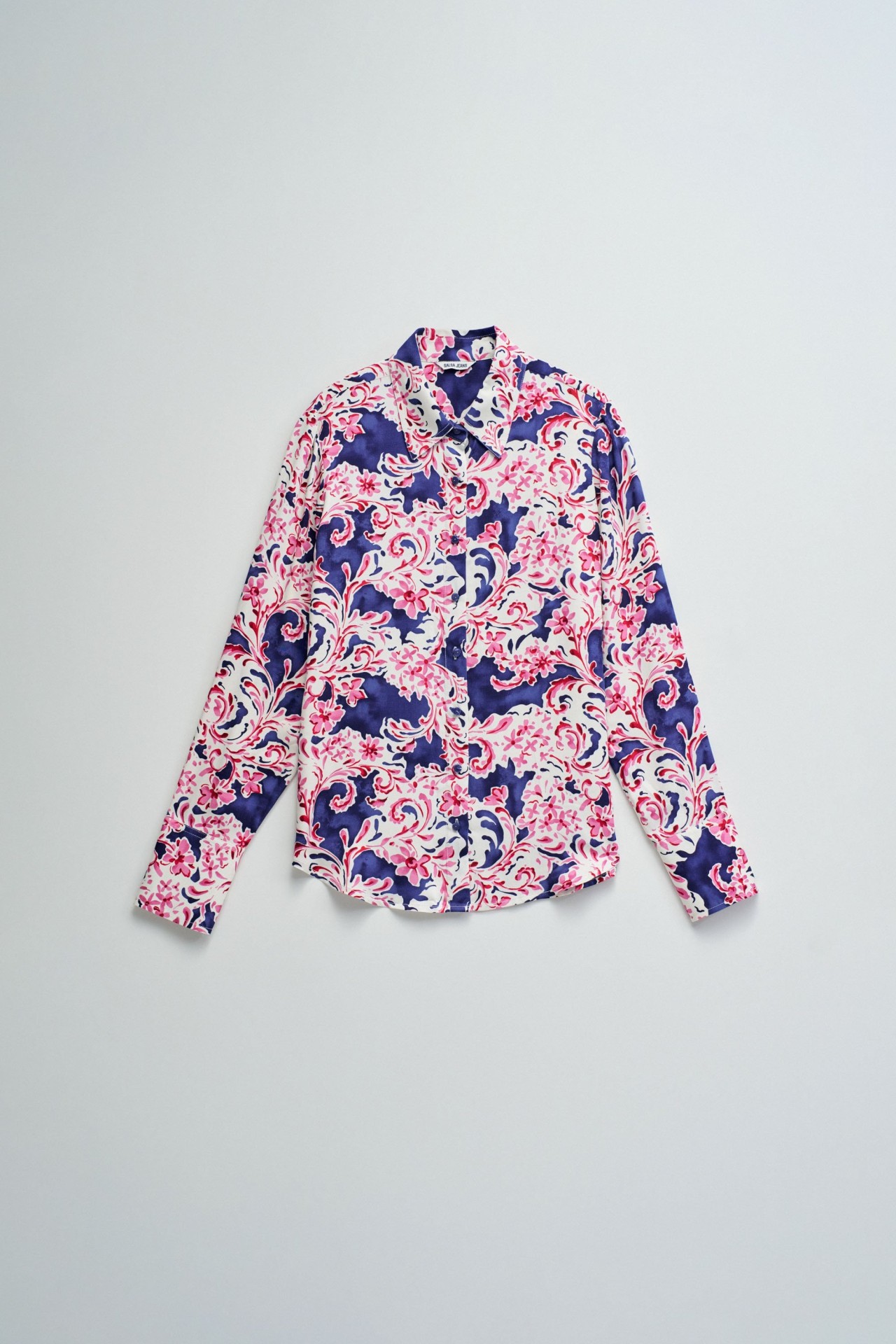 CAMISA COM PADR�O FLORAL