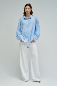 CAMISA DE RISCAS COM RENDA