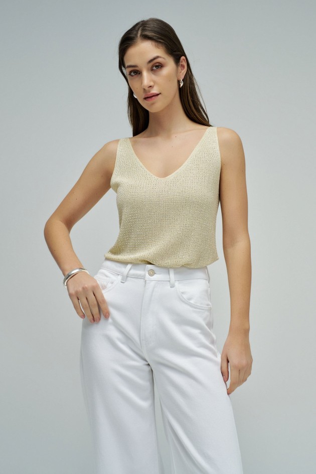 LUREX KNIT TOP