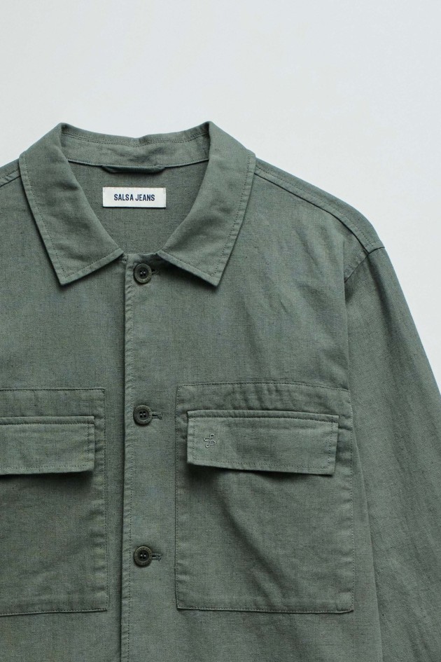 SHIRT WITH LINEN