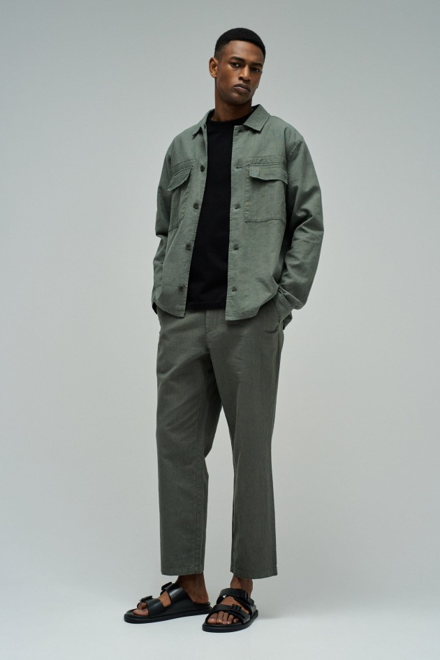 SHIRT WITH LINEN