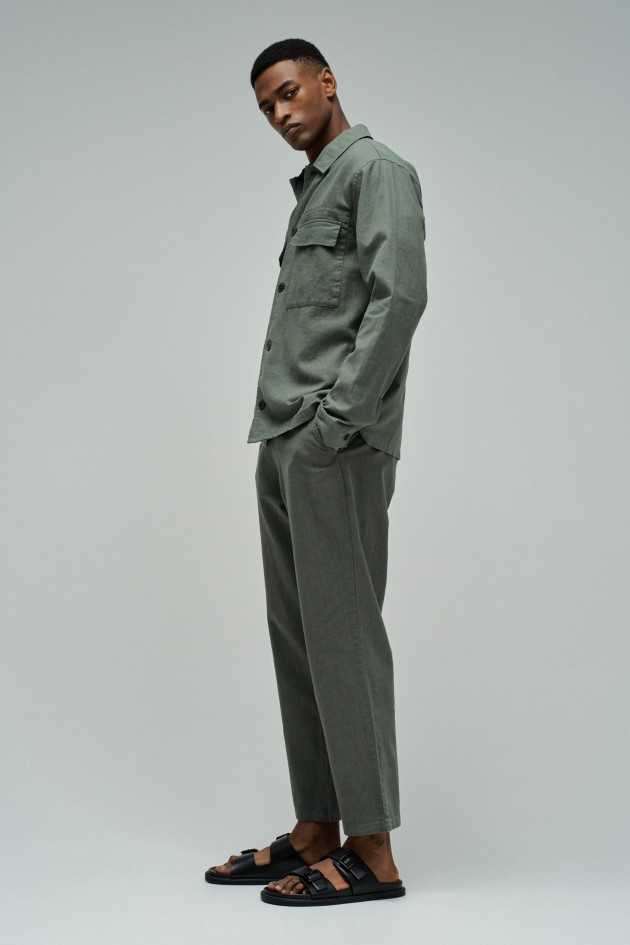SHIRT WITH LINEN