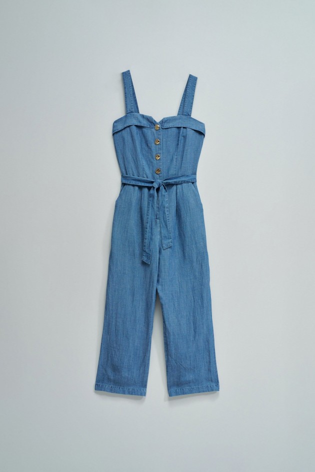 MONO EN LIGHTDENIM CON LINO