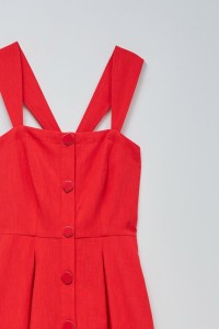 MIDI DRESS WITH BUTTONS