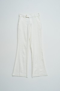 CALÇAS CHINO FLARE COM LINHO CALÇAS CHINO FLARE COM LINHO
