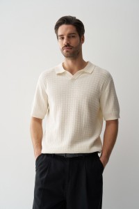 POLO EN MALHA TRICOTADA