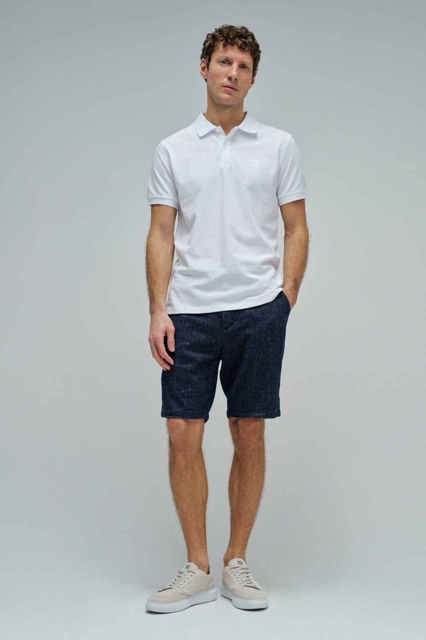 JOGGER SHORTS VAN LICHT DENIM