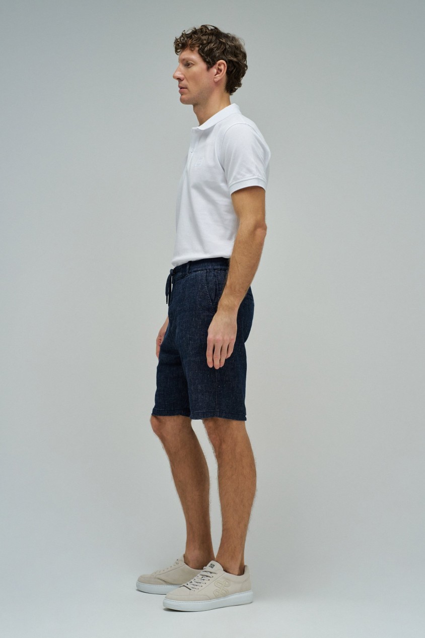 JOGGER SHORTS VAN LICHT DENIM