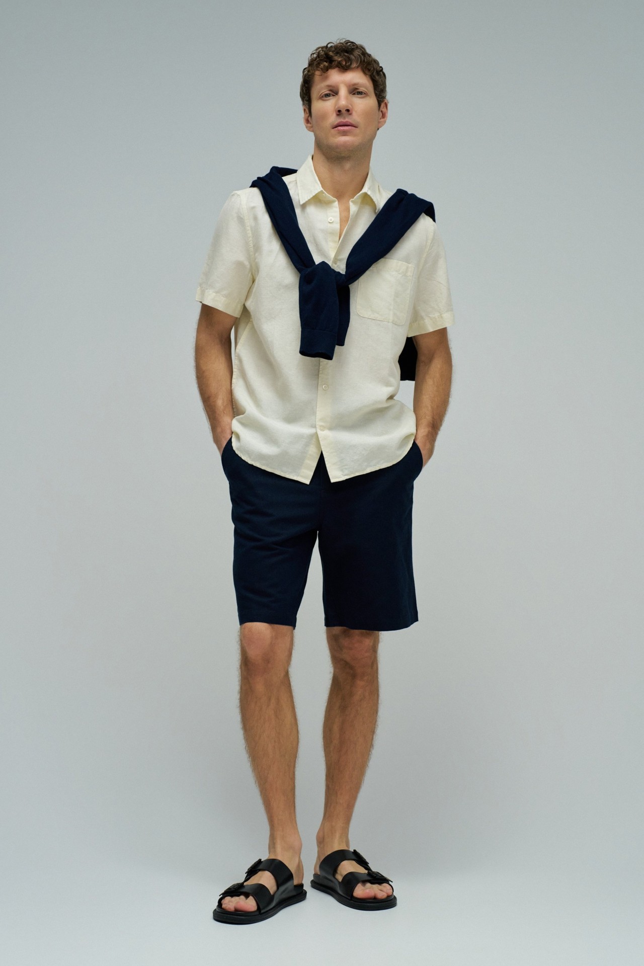 SHIRT WITH LINEN