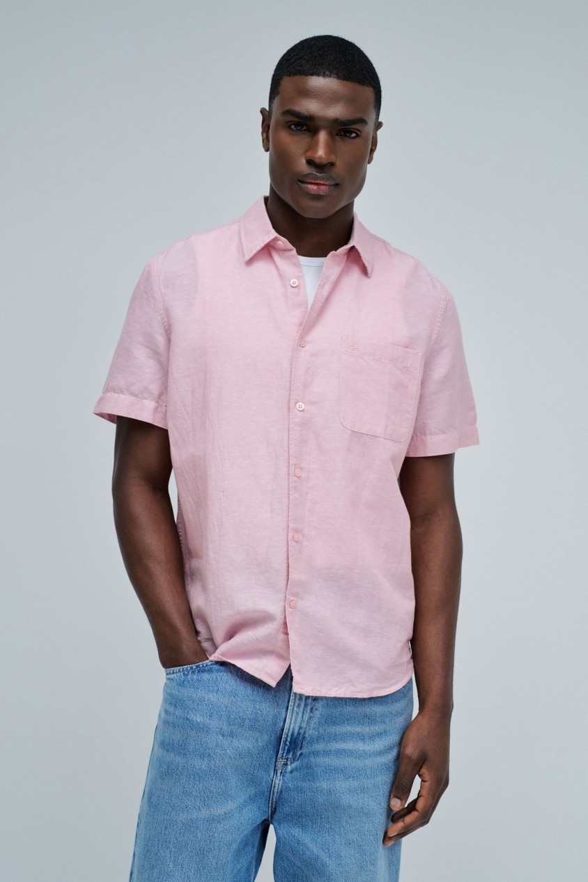 SHIRT WITH LINEN