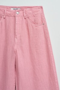LINEN TROUSERS WITH WIDE LEG