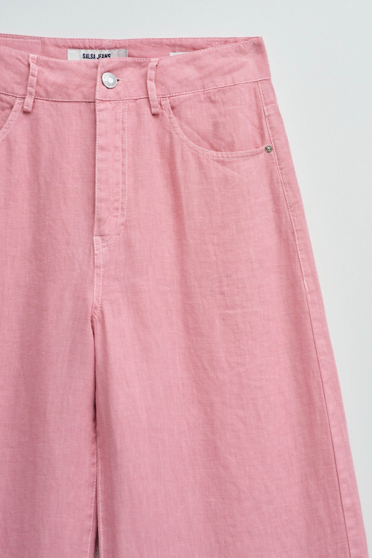LINEN TROUSERS WITH WIDE LEG
