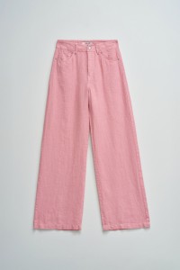 LINEN TROUSERS WITH WIDE LEG
