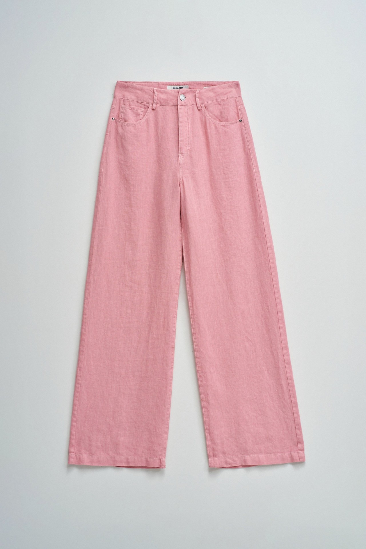LINEN TROUSERS WITH WIDE LEG