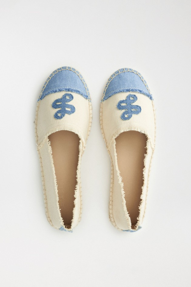 ESPADRILLES WITH DENIM DETAILS
