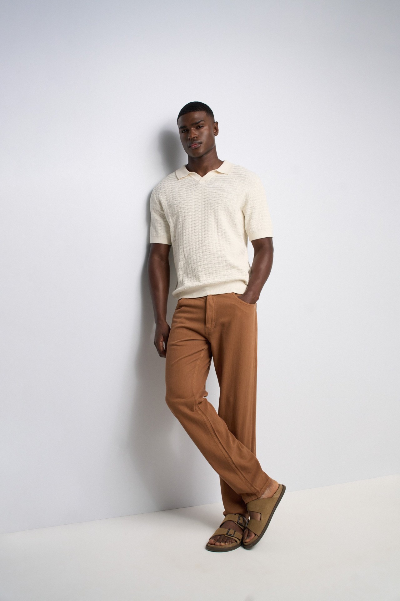 CAL�AS JOGGERS COM LINHO