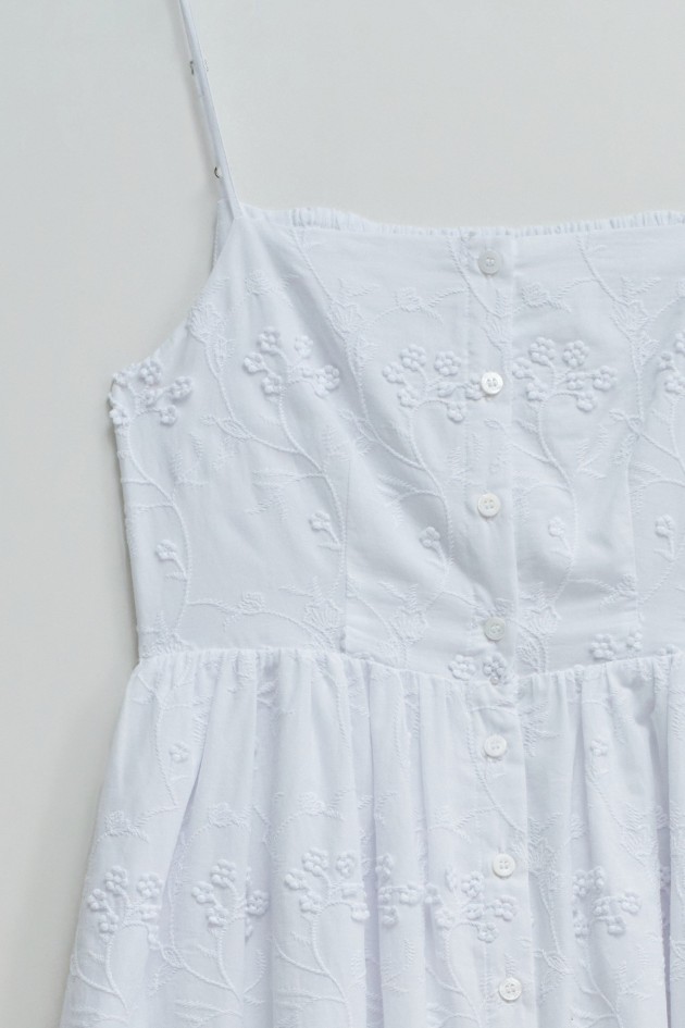 MIDIKLEID MIT STICKEREI