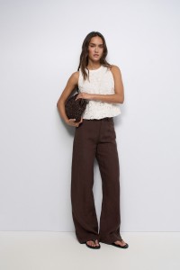 BLUSE MIT STICKEREI