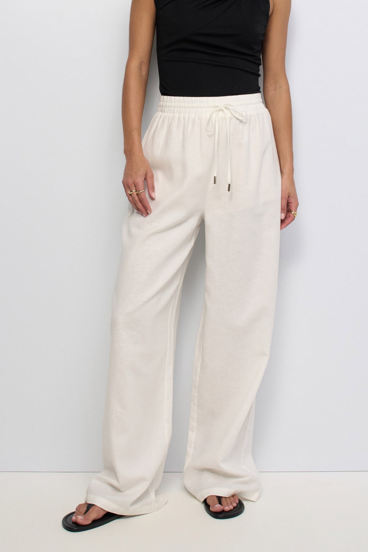 CAL�AS JOGGERS COM LINHO