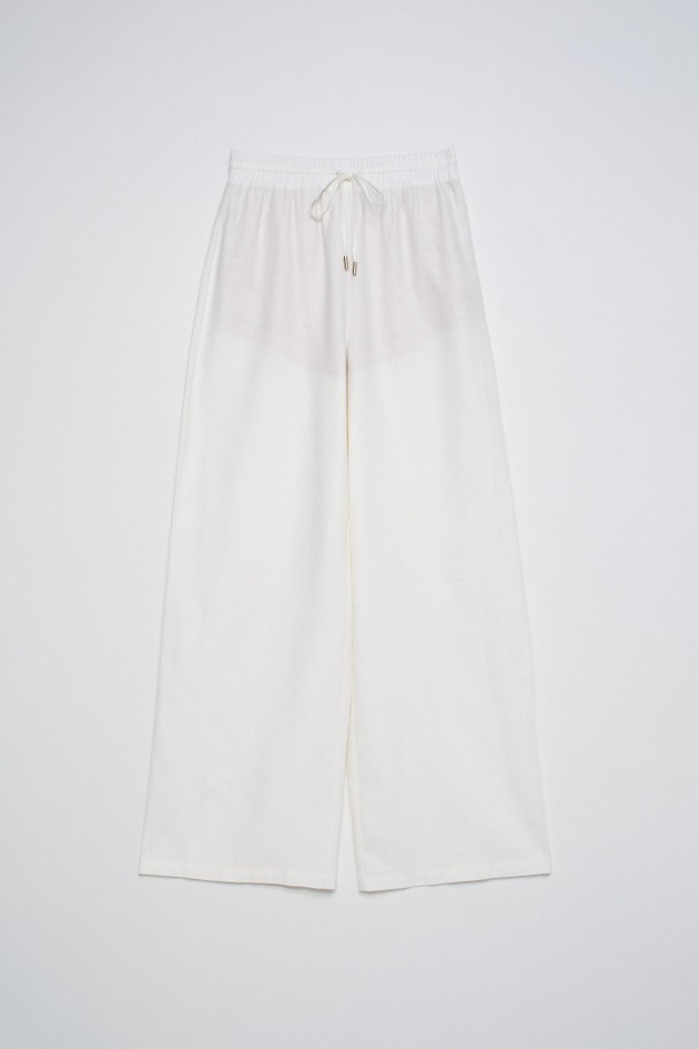 CALÇAS JOGGERS COM LINHO