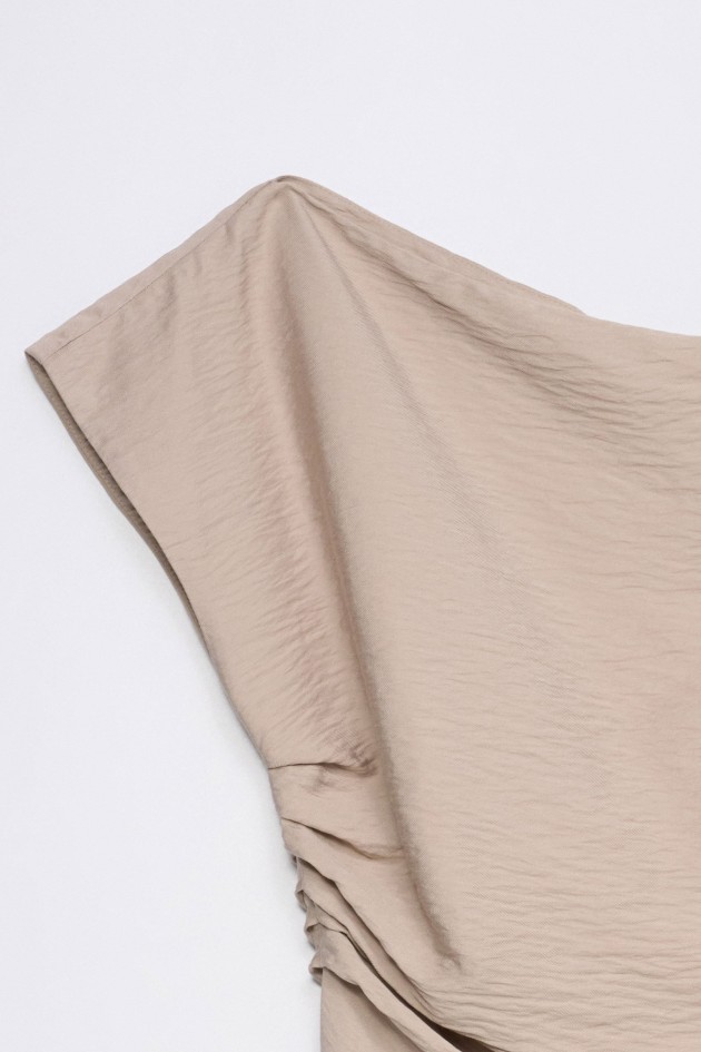 BLUSA EFEITO DRAPEADO