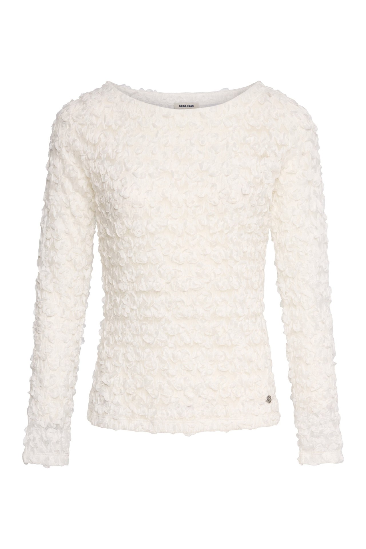 OUTLET FLOWER TEXTUR, LIGHT PEARL V1, XL