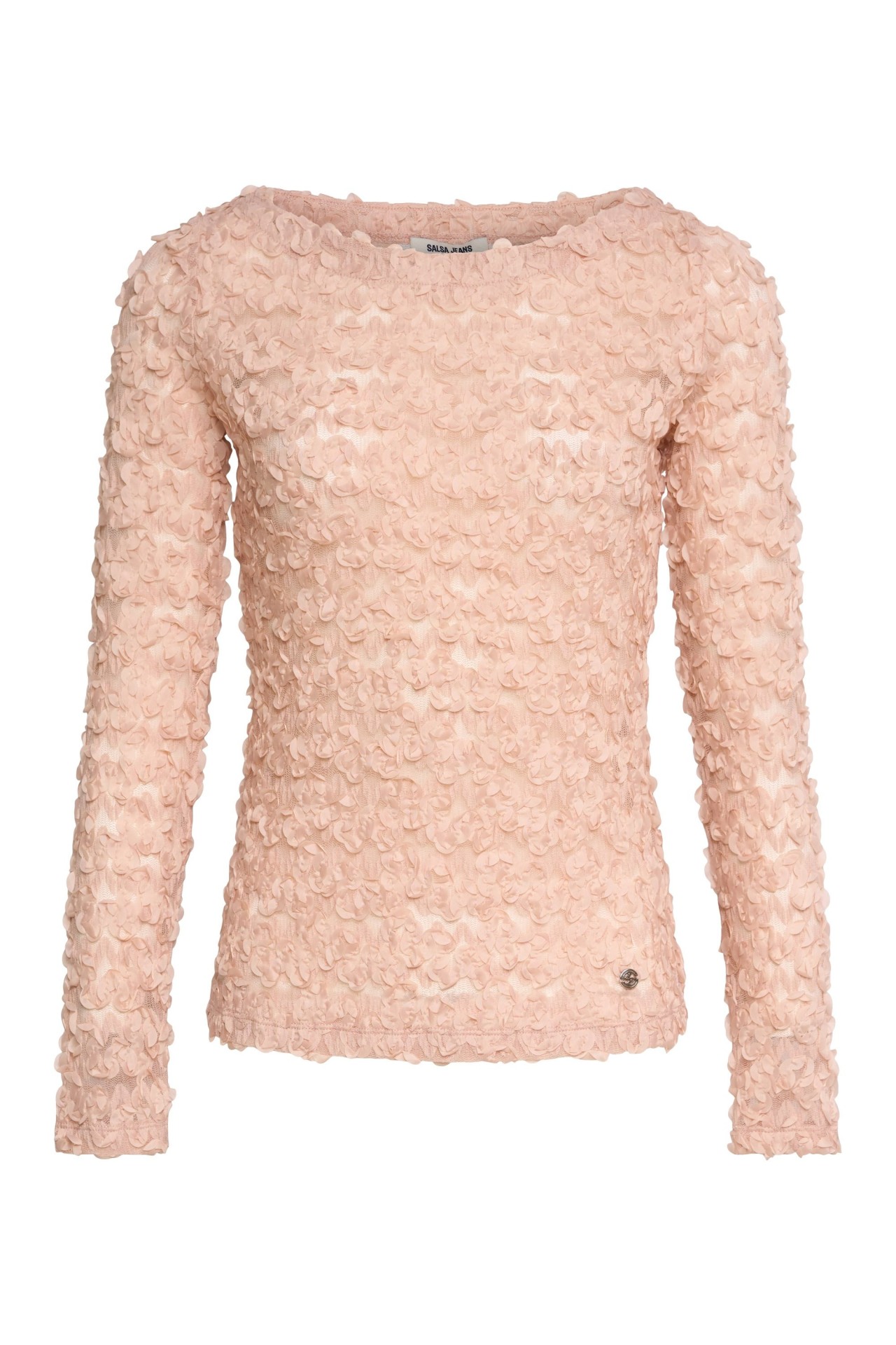 OUTLET FLOWER TEXTURED, MEDIUM PINK, XL